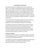 Caracteristicas de la demanda.