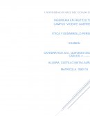 EXAMEN DE ÉTICA Y DESARROLLO PERSONAL