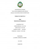 PRINCIPIOS DE APRENDIZAJE.