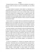 El Sistema Educativo de Roma, es un ejemplo de enseñanza y fue marcado, a pesar de lo difícil de la época en que se ha desarrollado, por una continua evolución.