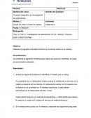 Teoría de colas o líneas de espera.