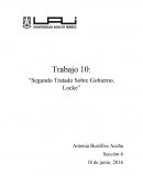 Limitación del poder Legislativo según Locke.