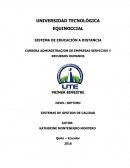 SISTEMAS DE GESTION DE CALIDAD.