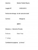 Caso de Derecho Privado - Persona