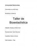 Taller de Bioestadística PRIMER TRABAJO PRÁCTICO