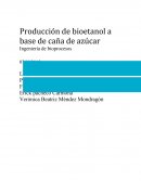 Producción de bioetanol a base de caña de azúcar
