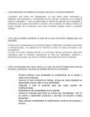 ¿Qué elementos de calidad en procesos, servicios y productos destaca?