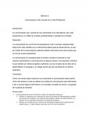 Ejercicio 2 Comunicación Oral y Escrita en la Vida Profesional
