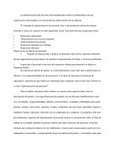 La administración del personal está diseñada para resolver problemáticas de una organización relacionados con el personal que labora dentro de la empresa
