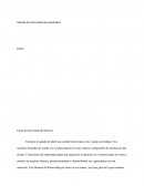 Manual de bienvenida para empleados.