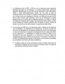 La diferencia entre el ARN y ADN