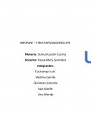 NFORME – FERIA EXPOSICIONES UPB