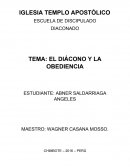 EL DIÁCONO Y LA OBEDIENCIA