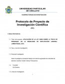 APLICACIÓN DE LA LEY 28950 SOBRE LA TRATA DE PERSONAS” EN LA MODALIDAD DE EXPLOTACIÓN LABORAL. LAMBAYEQUE, 2016.