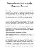 Sabana de los muertos hoy en día Villa Altagracia y el desempleo