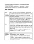 Acciones Mitigatorias de Accidentes y/o Incidentes producidos en situación de Emergencia