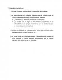 ¿Existe un método universal, único e infalible para hacer ciencia?. Página 1