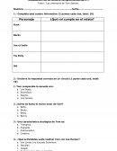 Las Aventuras de Tom Sawyer, Prueba