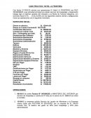 CASO PRACTICO: HOTEL LA FRONTERA