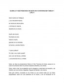 GLORIA A TI SAN FRANCISCO DE QUITO EN TU HISTORIA MUY NOBLE Y LEAL!!!