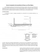 Guía de Instalación de Acometidas de Enlaces con Fibra Óptica.