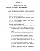 CAPÍTULO I MARCO CONTEXTUAL 1.1 SITUACIÓN QUE GUARDA EL GRADO DE ESTUDIOS