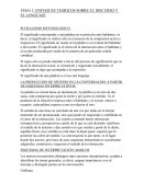 TEMA 2: ENFOQUES TEORICOS SOBRE EL DISCURSO Y EL LENGUAJE