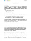 En esta actividad hablaremos acerca de un artículo llamado “Reclutamiento y selección: La seguridad de la empresa”,