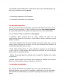 Animales vertebrados e invertebrados.