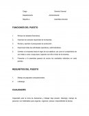 CargoGerente General