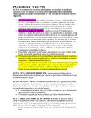PATRIMONIO Y BIENES