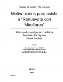 Facultad de Gestión y Alta Dirección Motivaciones para asistir a “Renuévate con Miraflores”