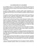 Los adolescentes en la actualidad