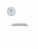 REGLAMENTO INTERNO DE EVALUACIÓN ESTUDIANTIL