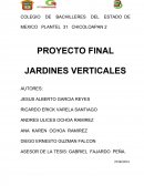 PROYECTO FINAL JARDINES VERTICALES