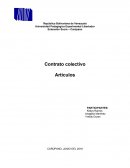 Contrato colectivo análisis de artículos.