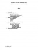 Metodologia de la investigacion. “Investigar significa pagar la entrada por adelantado y entrar sin saber lo que se va a ver”