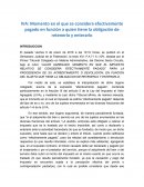 Iva efectivamente pagado