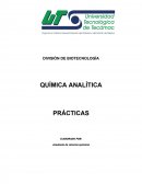 Practica quimica analitica.