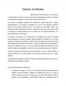 Detector de Metales.