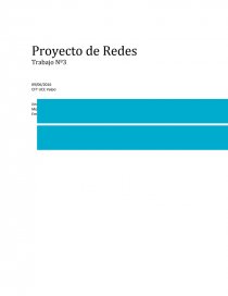 Redes Informaticas - Proyecto de Redes. Página 1