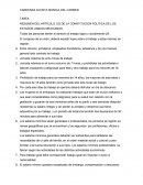 RESUMEN DEL ARTICULO 123 CONSTITUCIONAL POLITICA DE LOS ESTADOS UNIDOS MEXICANOS