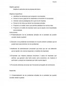 Objetivo general: Diseñar la estructura de la empresa del futuro.