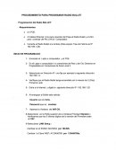 PROCEDIMIENTO PARA PROGRAMAR RADIO BULLET