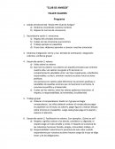 Club de amigos. Taller de valores