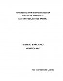 SISTEMA BANCARIO VENEZOLANO