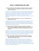 APPLE Y LA IMPORTANCIA DEL LIDER.