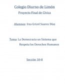 La Democracia un Sistema que Respeta los Derechos Humanos