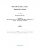 Juegos que ayudan a mejorar o a desarrollar en el niño de primaria la expreción corporal