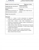 Administración de operaciones y el diseño de productos y procesos. Análisis del Caso: Pastas Finas Las Bonitas
